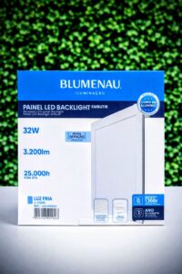 Painel Backlight Led Embutir Quadrado 32W 3.200Lm Bivolt Blumenau