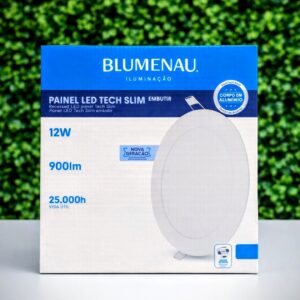 Painel de Led Embutir Redondo 12W 900Lm Bivolt Blumenau