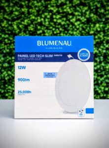 Painel de Led Sobrepor Redondo 12W 900Lm Bivolt Blumenau