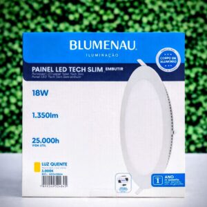 Painel de Led Embutir Redondo 18W 1.350Lm Bivolt Blumenau