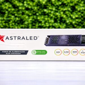 Led Driver Slim Chaveado Bivolt Saida de 24V Ip20 Astraled