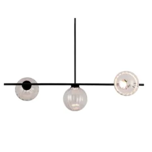 Pendente Vitória Led 3X5W 2700K Zr190-Bk Starlux