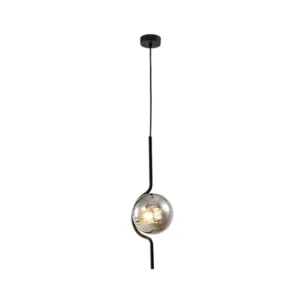 Pendente Malú 1Xg9 Preto Fosco   Zr127-Sky Starlux