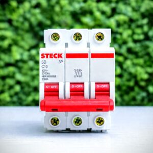Disjuntor Tripolar Curva-C Steck