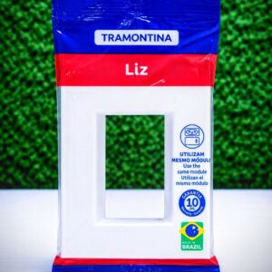 Placa 4X2 3 Postos Liz Branca Tramontina