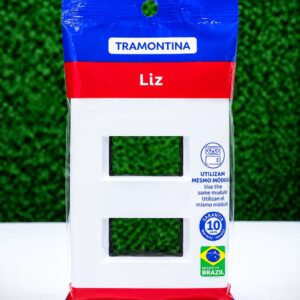 Placa 4X2 2 Postos Liz Branca Tramontina