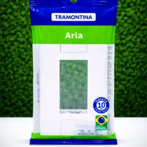 Placa 4X2 1 Posto Aria Branca Tramontina