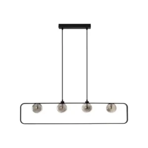 Pendente Aruna 4Xg9 100X10X20Cm Pr Fosco Starlux