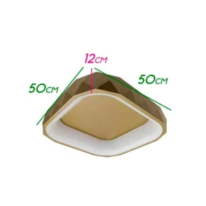 Plafon Otto Led 35W 1700Lm Biv 2700K 50X50X12Cm Ou Starlux