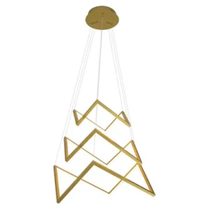 Pendente Ávila Led 92W 2700K Ouro Fosco Zr093 Starlux