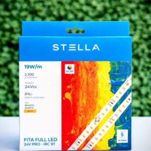 Fita Flex Led 19W/M Full Ip65 24V 3.000K Pro Stella