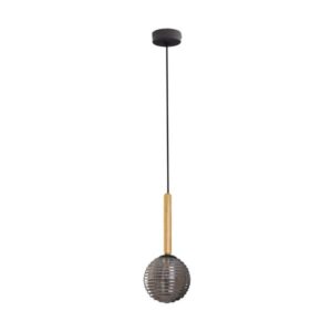 Pendente Eloá 1Xg9 Smoky Zr136-Sky Starlux