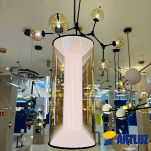 Pendente Apiacá Led 8W 3000K Preto Fosco  Zr221Ab Starlux