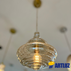 Pendente Antonietta 1Xe27 Conhaque Zr003 Starlux
