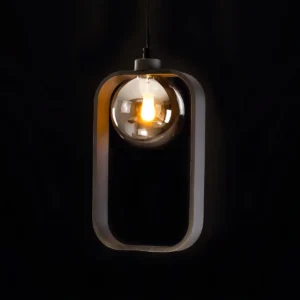 Pendente Aruna  1Xg9 Preto Fosco Zr097-Sky Starlux