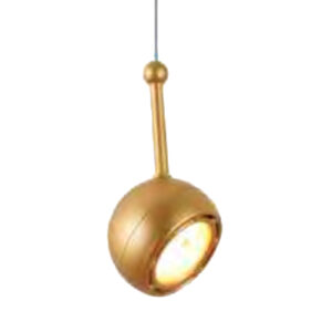 Pendente Akis Led 5W 2700K 6X12Cm Ou Fosco Kz009-Mg Starlux